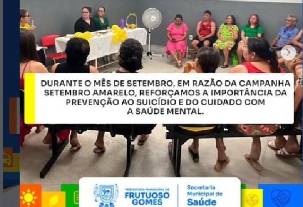 SETEMBRO AMARELO: CUIDAR, ACOLHER E ESTAR PRESENTE